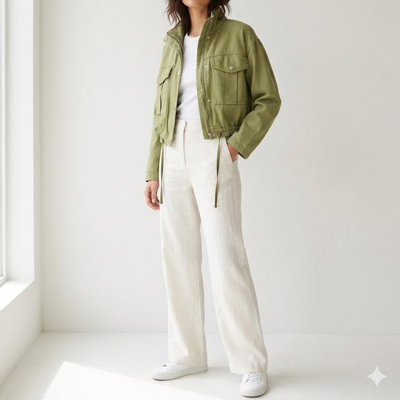 Vigoss Jackets & Blazers - Vigoss Utility Jacket in Olive